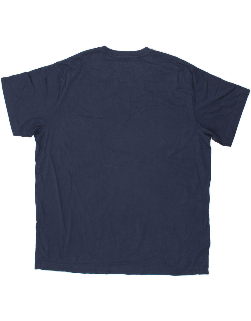 EDDIE BAUER Mens T-Shirt Top XL Navy Blue Cotton Vintage Eddie Bauer and Second-Hand Eddie Bauer from Messina Hembry 