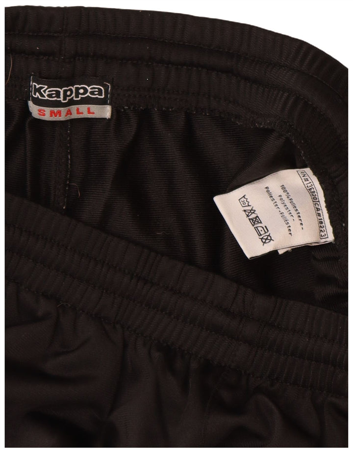 Kappa Mens Tracksuit Trousers Joggers Small Black Polyester