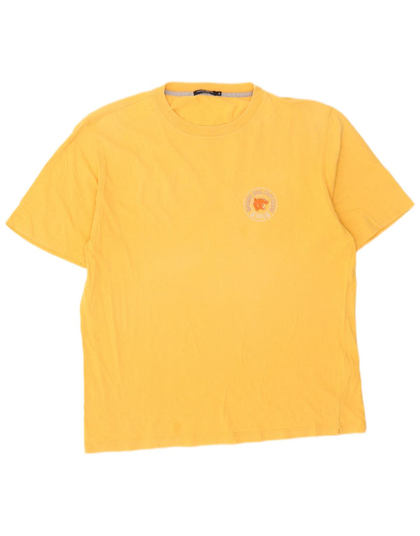 Marina Yachting Mens Graphic T-Shirt Top XL Yellow Cotton