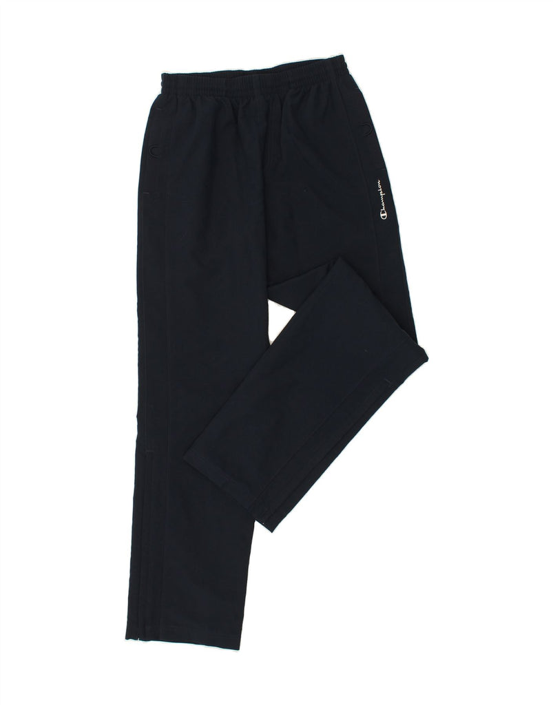 CHAMPION Mens Tracksuit Trousers Small Navy Blue Polyester Vintage Champion and Second-Hand Champion from Messina Hembry 