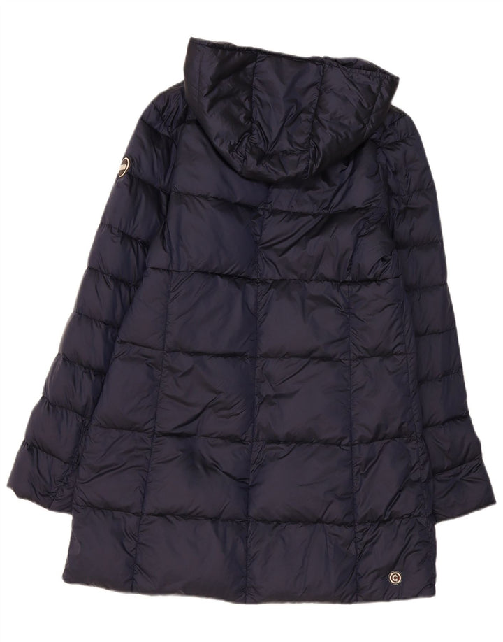 Colmar Womens Hooded Padded Coat IT 48 XL Navy Blue