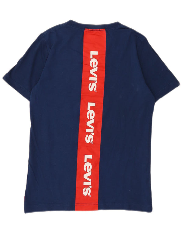 Levi's Boys Graphic T-Shirt Top 13-14 Years Navy Blue Cotton