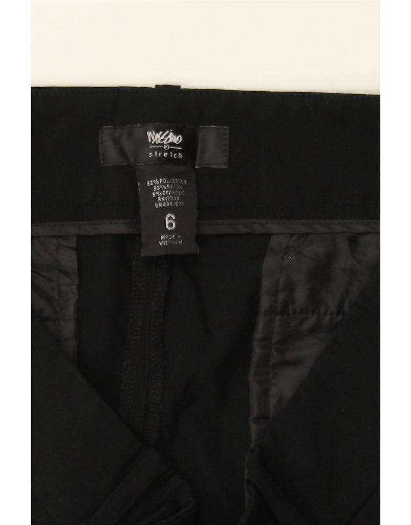 MOSSIMO Womens Straight Capri Trousers US 6 Medium W30 L20 Black Polyester Vintage Mossimo and Second-Hand Mossimo from Messina Hembry 