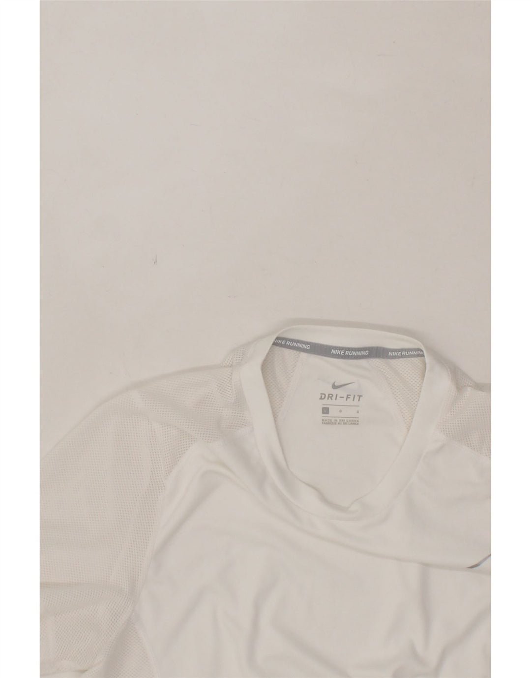 NIKE Womens Dri Fit T-Shirt Top UK 16 Large White Polyester Vintage Nike and Second-Hand Nike from Messina Hembry 