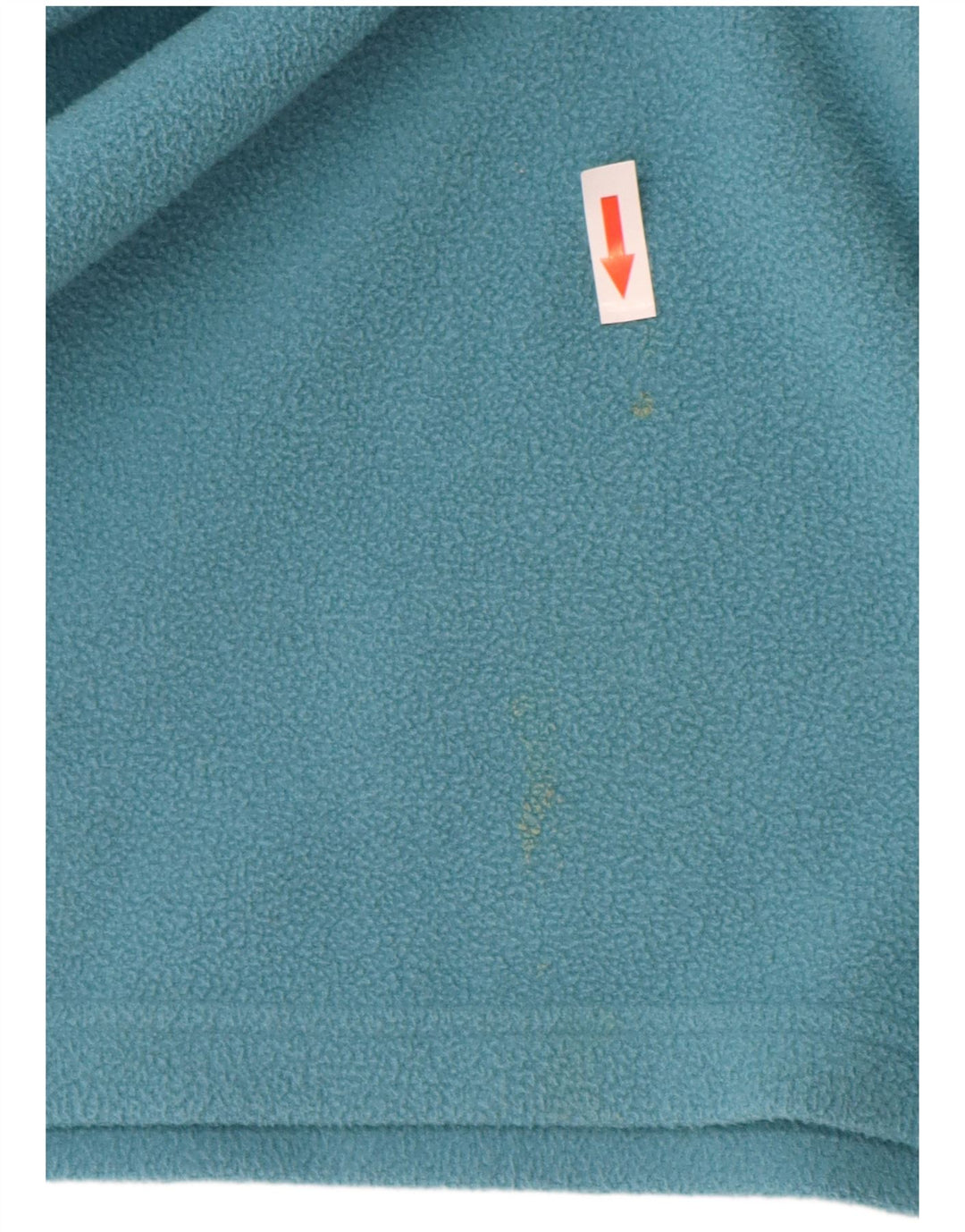 The North Face Mens Zip Neck Fleece Jumper Large Blue Polyester