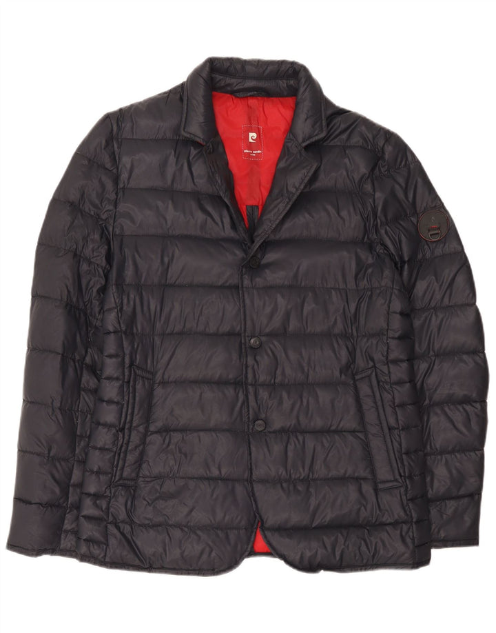 Pierre Cardin Mens Blazer Padded Jacket UK 40 Large Black Polyamide