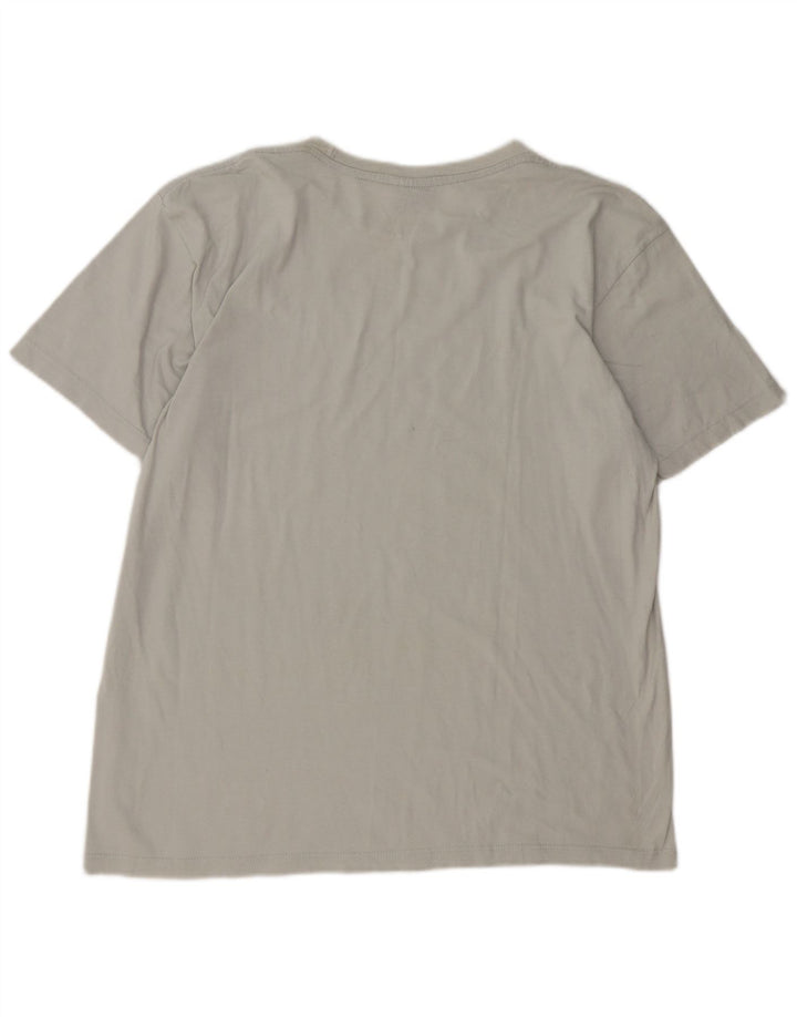 Champion Mens Graphic T-Shirt Top XL Grey Cotton
