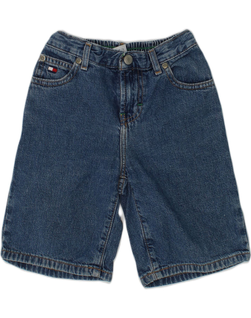 TOMMY HILFIGER Boys Denim Shorts 4-5 Years W21 Blue Cotton | Vintage Tommy Hilfiger | Thrift | Second-Hand Tommy Hilfiger | Used Clothing | Messina Hembry 