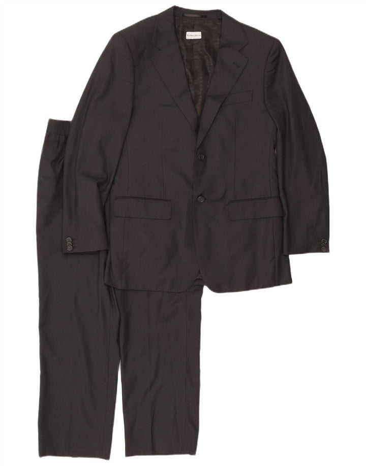 Gian Marco Venturi Mens 2 Button 2 Piece Suit IT 48 Medium W32 L26 Grey