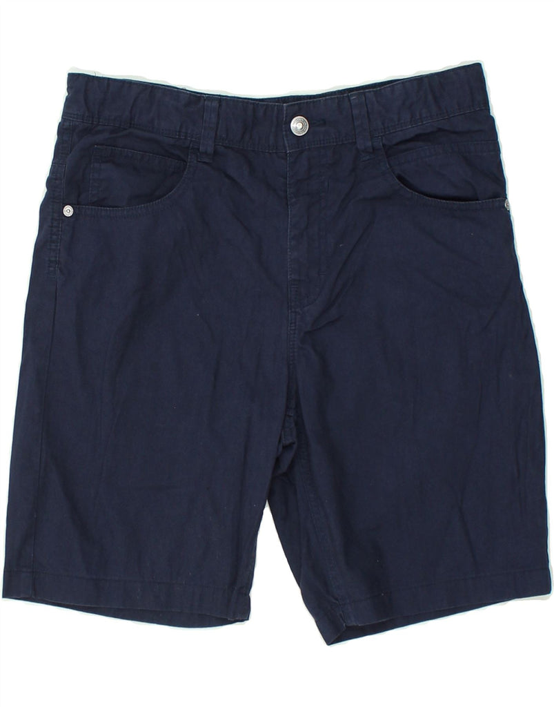 BENETTON Boys Casual Shorts 13-14 Years 3XL W28 Navy Blue Cotton | Vintage Benetton | Thrift | Second-Hand Benetton | Used Clothing | Messina Hembry 