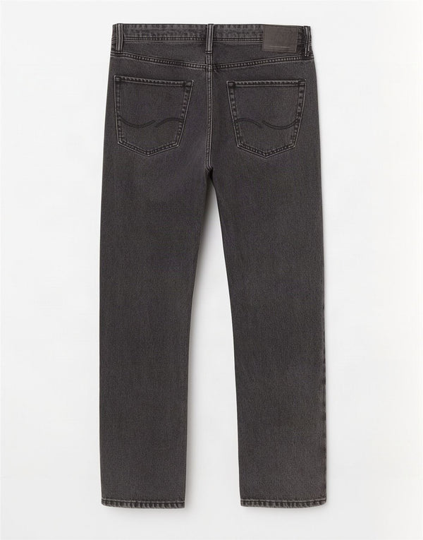 Jack & Jones Mens Straight Jeans W32 L32 Grey Cotton