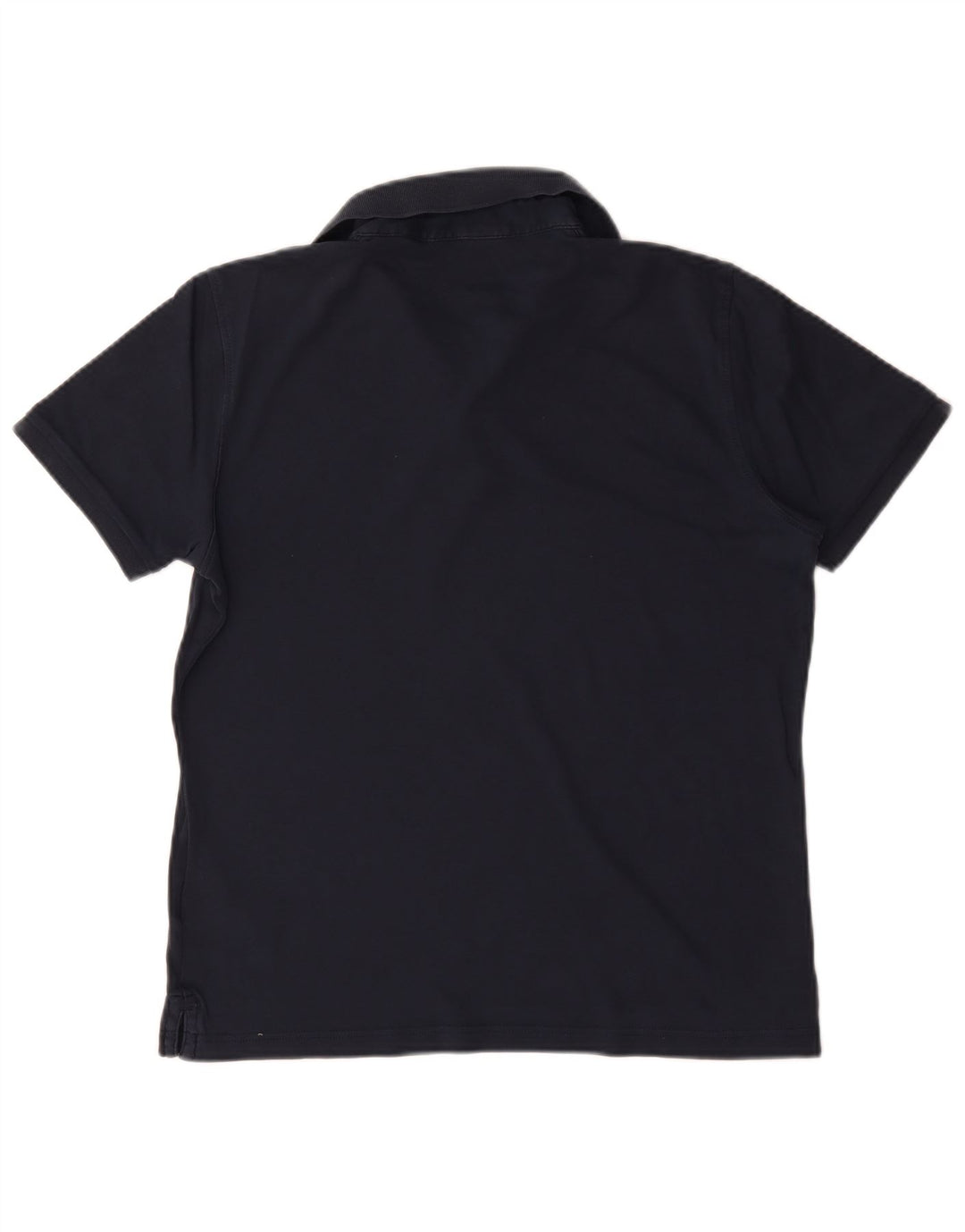 Calvin Klein Mens Polo Shirt Medium Navy Blue Cotton