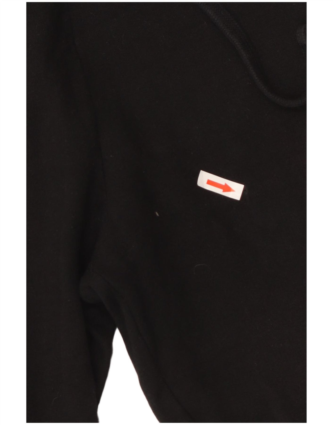 JACK WILLS Womens Graphic Tracksuit Trousers Joggers UK 8 Small  Black