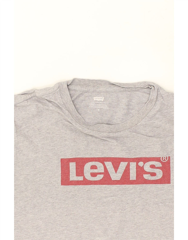 LEVI'S Mens Graphic T-Shirt Top Medium Grey | Vintage Levi's | Thrift | Second-Hand Levi's | Used Clothing | Messina Hembry 