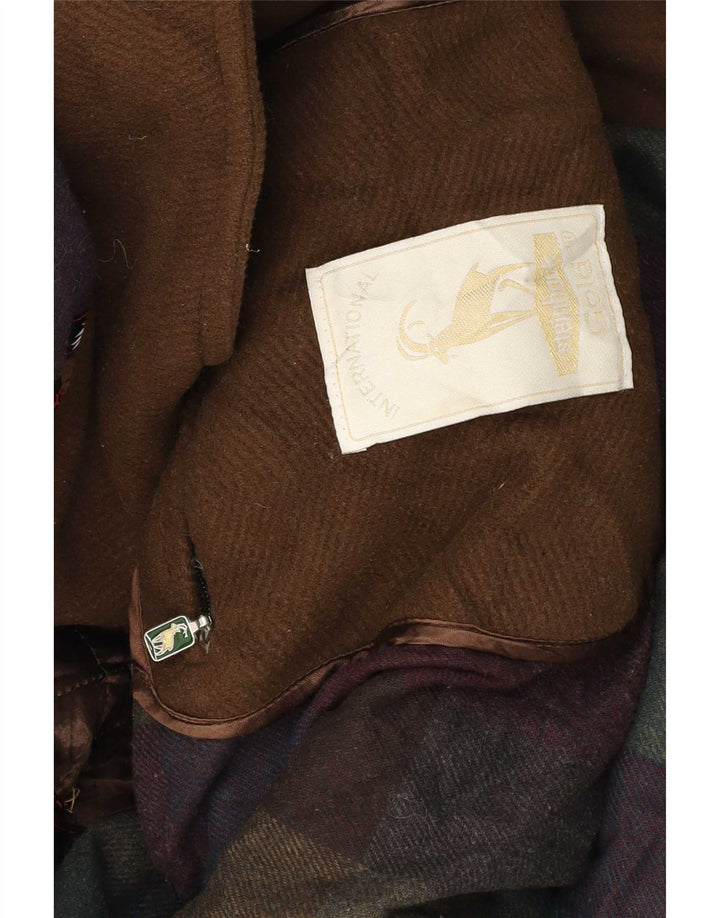Steinbock Mens Hooded Duffle Coat UK 40 Large Brown