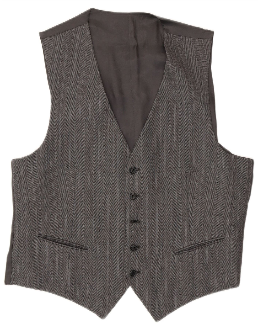 Vintage Mens Waistcoat IT 56 XL Grey