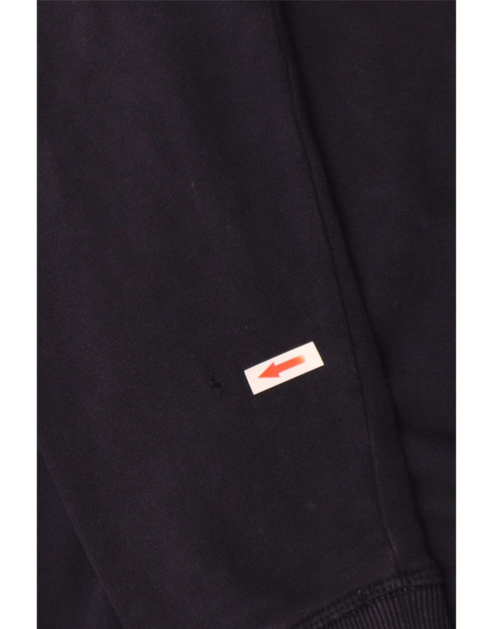 Napapijri Mens Graphic Sweatshirt Jumper Medium Navy Blue Camouflage Cotton