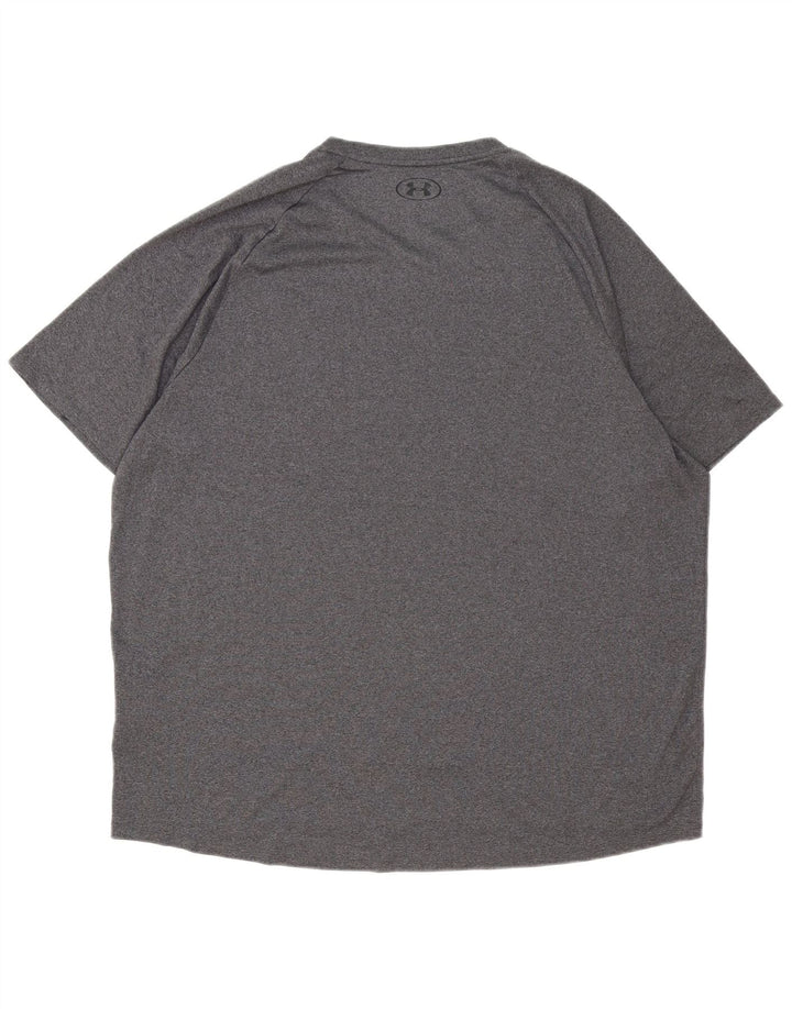 Under Armour Mens T-Shirt Top 2XL Grey Polyester
