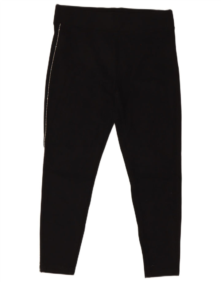 Marks & Spencer Womens Leggings UK 12 Medium Black Viscose