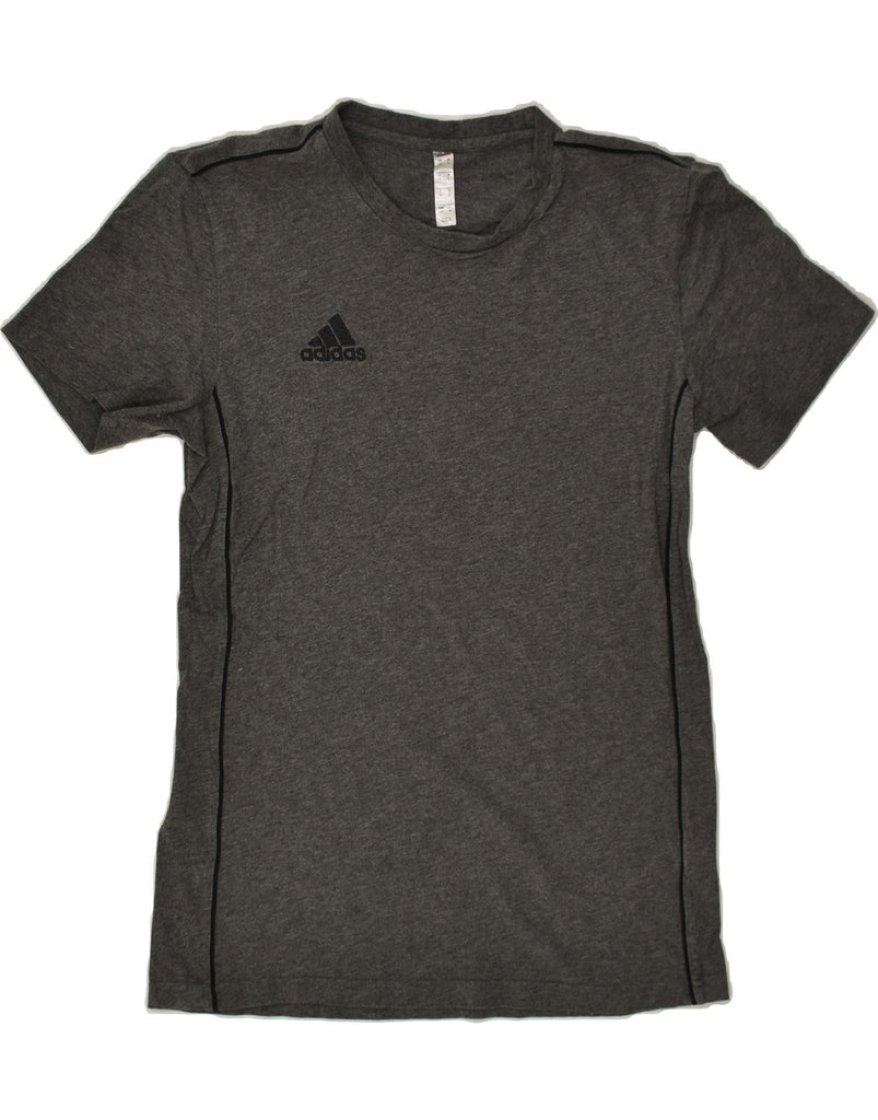 ADIDAS Mens T-Shirt Top Small Grey Cotton | Vintage Adidas | Thrift | Second-Hand Adidas | Used Clothing | Messina Hembry 