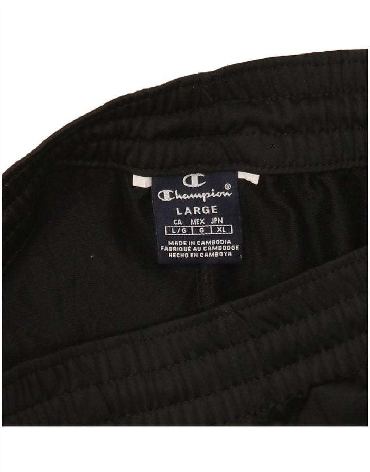 Champion Womens Tracksuit Trousers UK 14 Large  Black