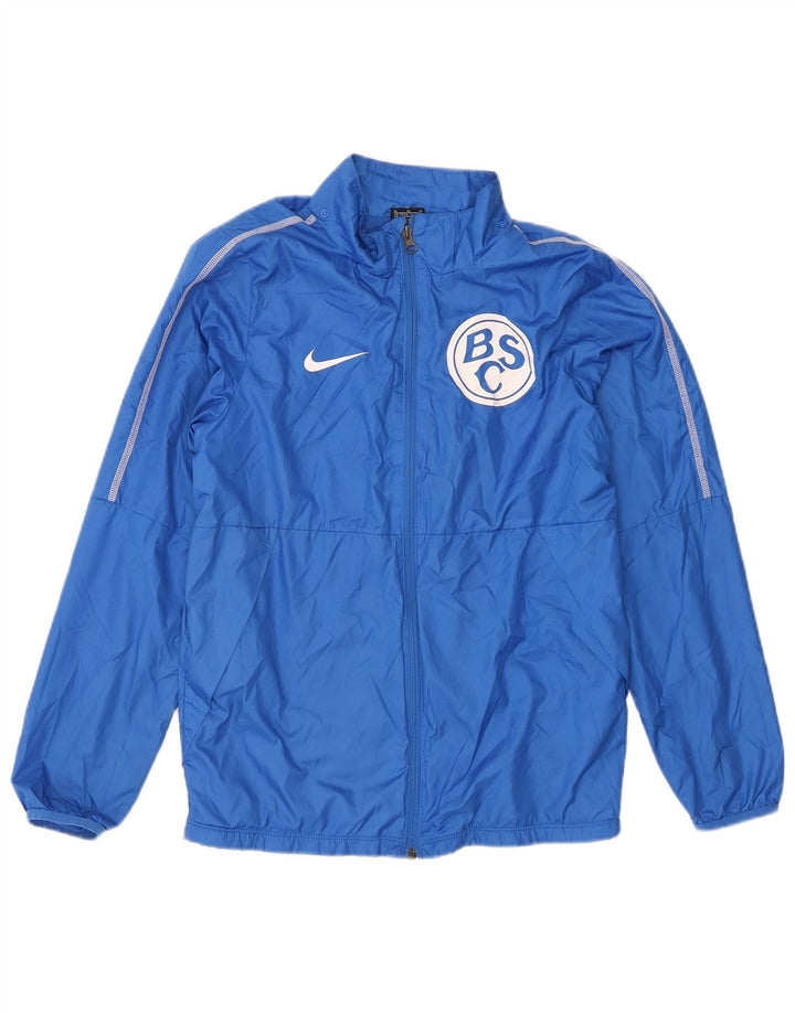Nike Boys Hertha BSC Graphic Tracksuit Top Jacket 13-14 Years XL Blue