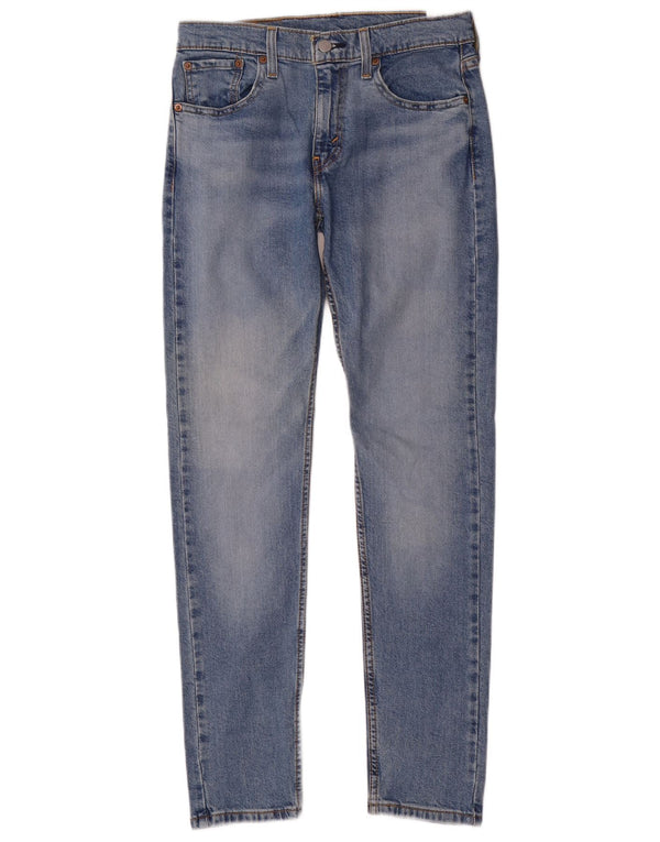 Levi's Womens Slim Tapered Jeans W30 L32 Blue Cotton