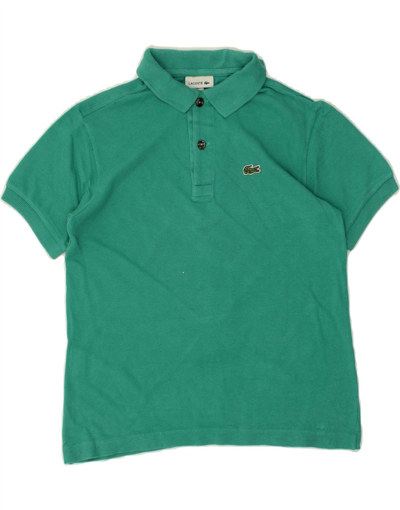 LACOSTE Boys Polo Shirt 9-10 Years Green Cotton Vintage Lacoste and Second-Hand Lacoste from Messina Hembry 