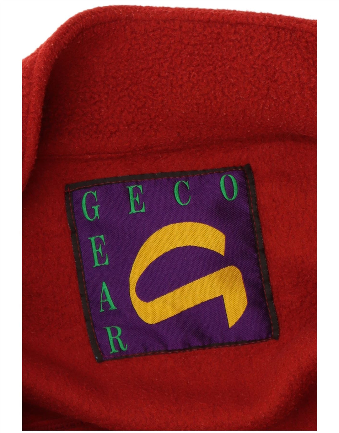 GEAR Mens Fleece Jacket UK 42 XL Red