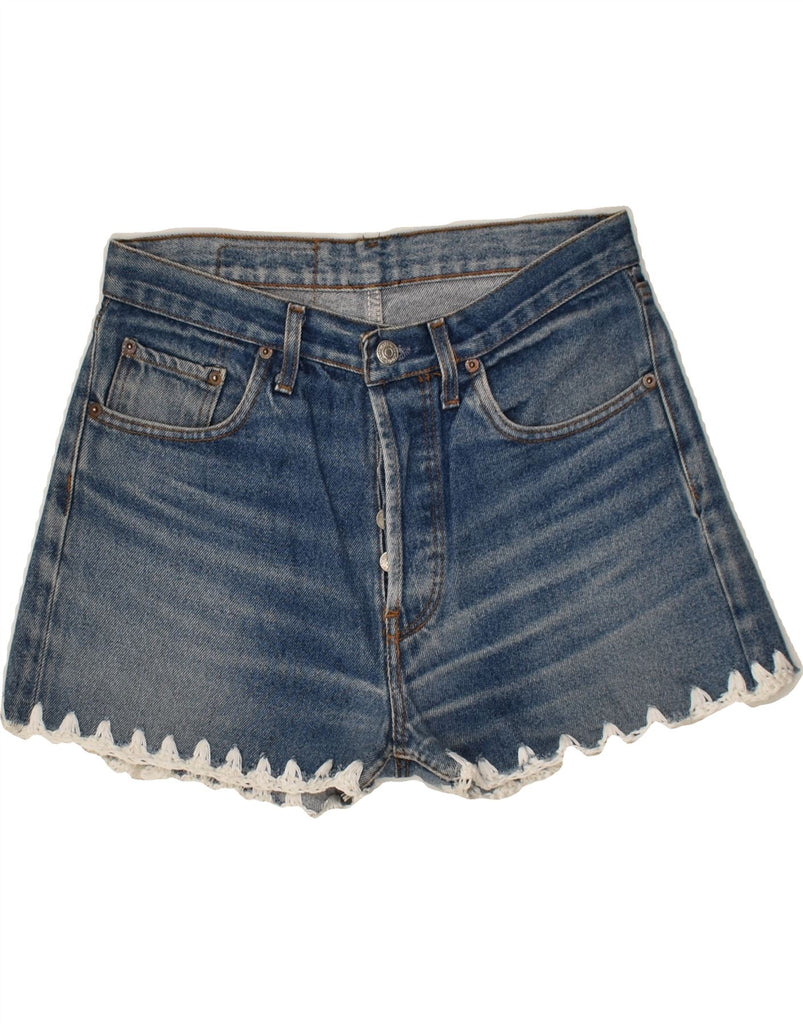 LEVI'S Womens Denim Shorts W30 Medium Blue | Vintage Levi's | Thrift | Second-Hand Levi's | Used Clothing | Messina Hembry 