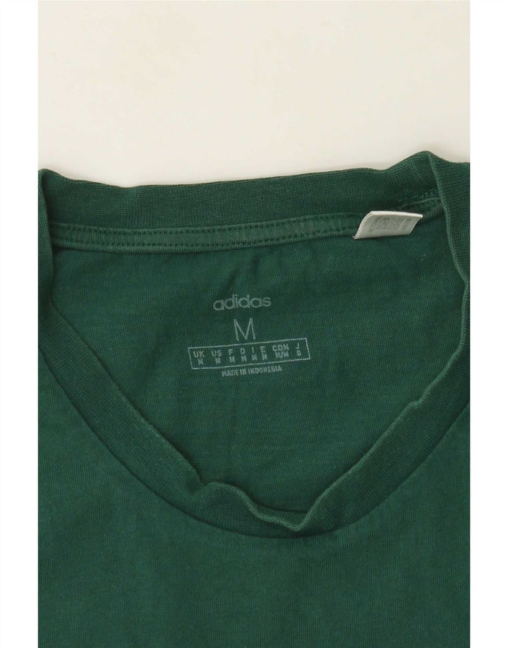 Adidas Mens T-Shirt Top Medium Green