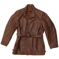 VINTAGE Mens Leather Jacket IT 50 Large Brown Leather
