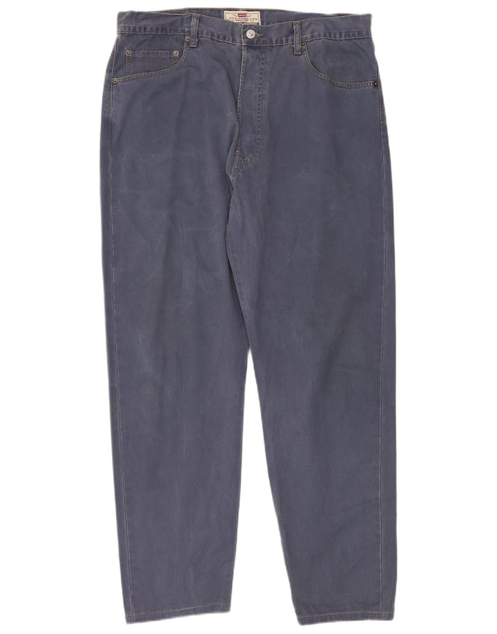 LEVI'S Mens 451 Tapered Jeans W38 L30 Blue Cotton