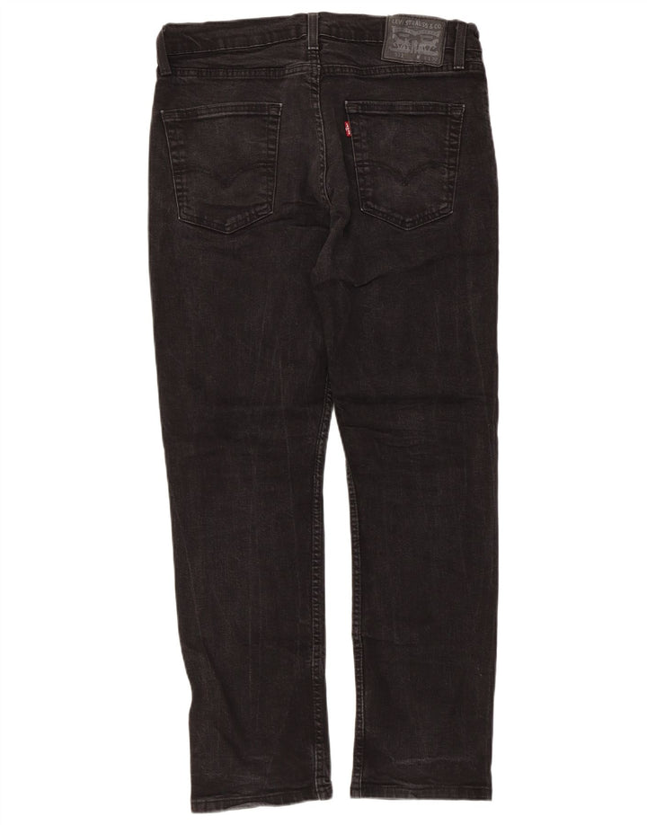 Levi's Mens Slim Jeans W34 L30 Black Cotton