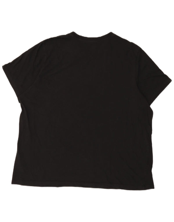 Nike Mens T-Shirt Top 3XL Black Cotton