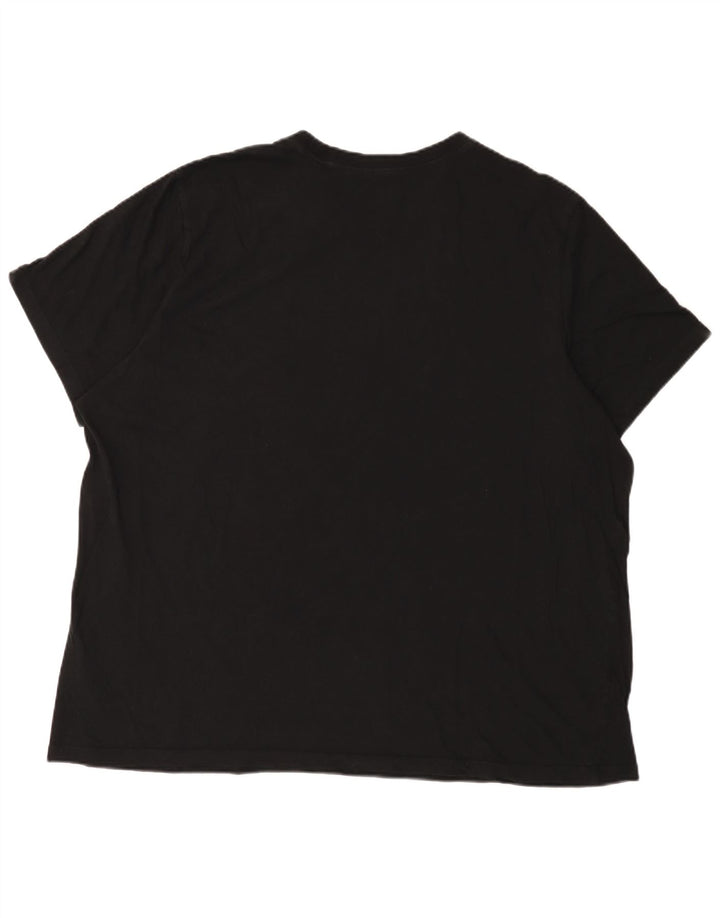 Nike Mens T-Shirt Top 3XL Black Cotton