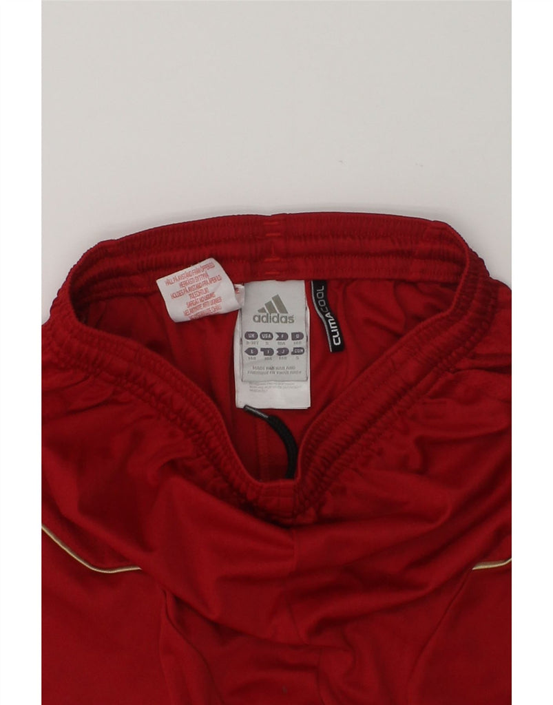 ADIDAS Boys Sport Shorts 9-10 Years Red Polyester | Vintage Adidas | Thrift | Second-Hand Adidas | Used Clothing | Messina Hembry 