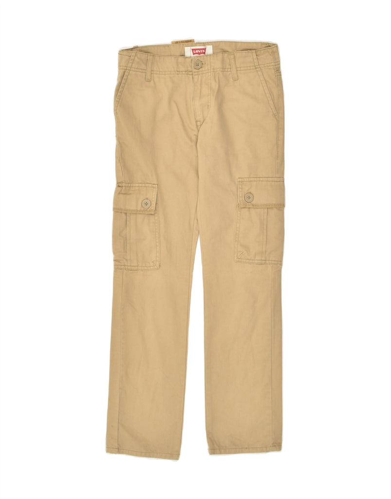 LEVI'S Boys Straight Cargo Trousers 11-12 Years W26 L27  Beige Cotton | Vintage Levi's | Thrift | Second-Hand Levi's | Used Clothing | Messina Hembry 