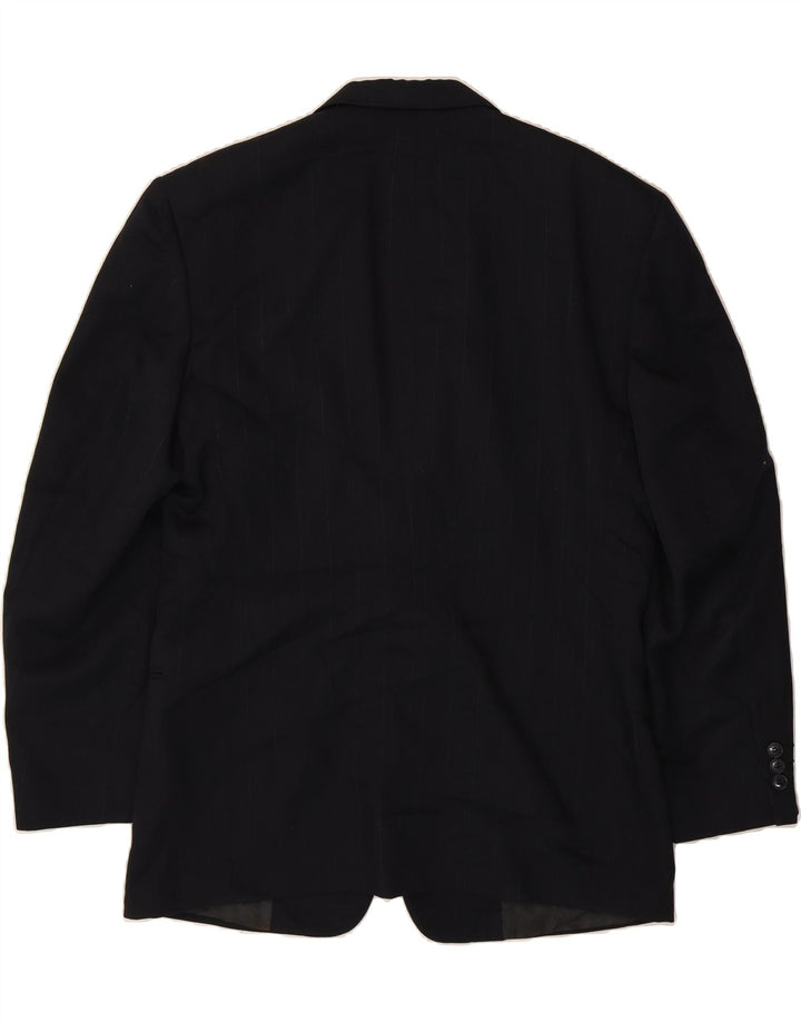 PIERRE CARDIN Mens 2 Button Blazer Jacket UK 38 Medium Navy Blue Wool Vintage Pierre Cardin and Second-Hand Pierre Cardin from Messina Hembry 