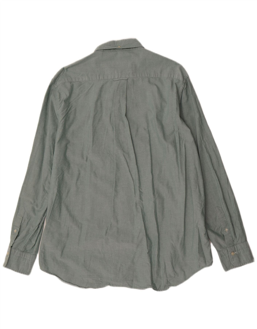 Gant Mens Regular Fit Shirt Size 45/46 2XL Green Cotton