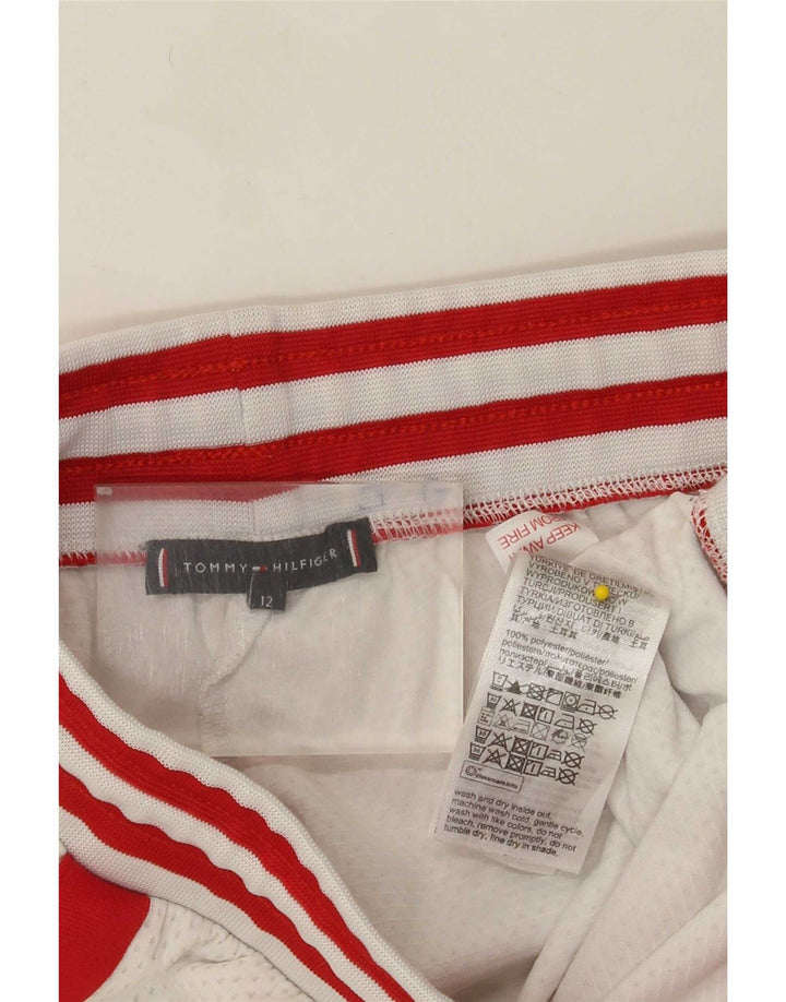 Tommy Hilfiger Boys Sport Shorts 11-12 Years White Colourblock Polyester