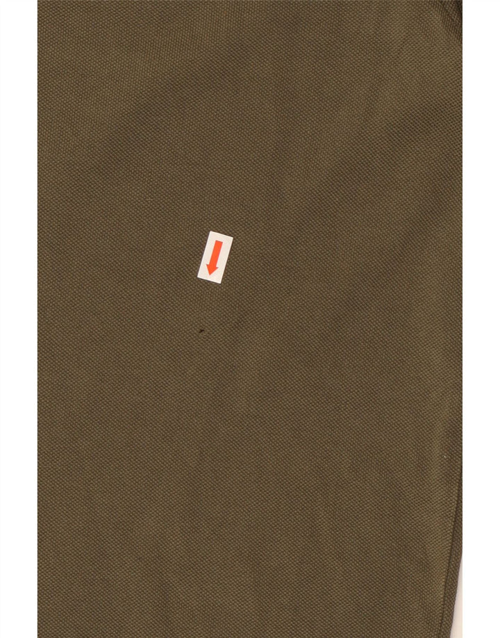 Kappa Mens Polo Shirt Small Khaki Cotton