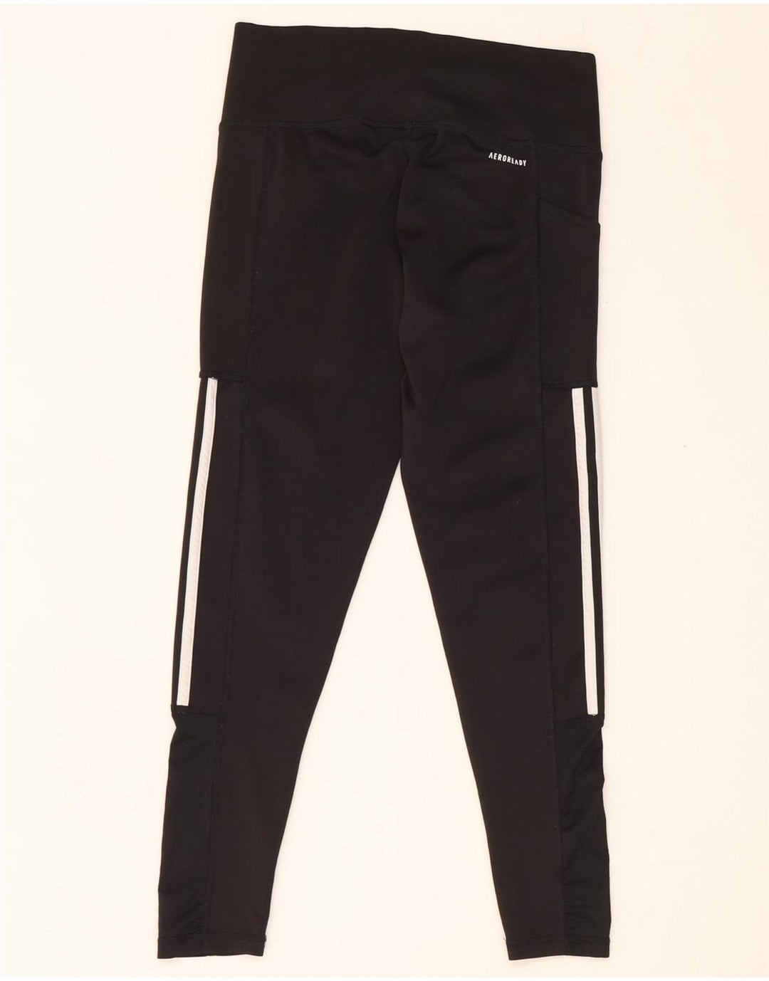 Adidas Womens Aeroready Leggings UK 12/14 Medium Black Polyester