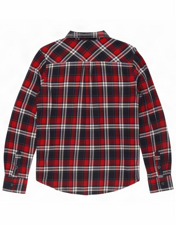 Mountain Warehouse Mens Flannel Shirt Medium Red Plaid Cotton