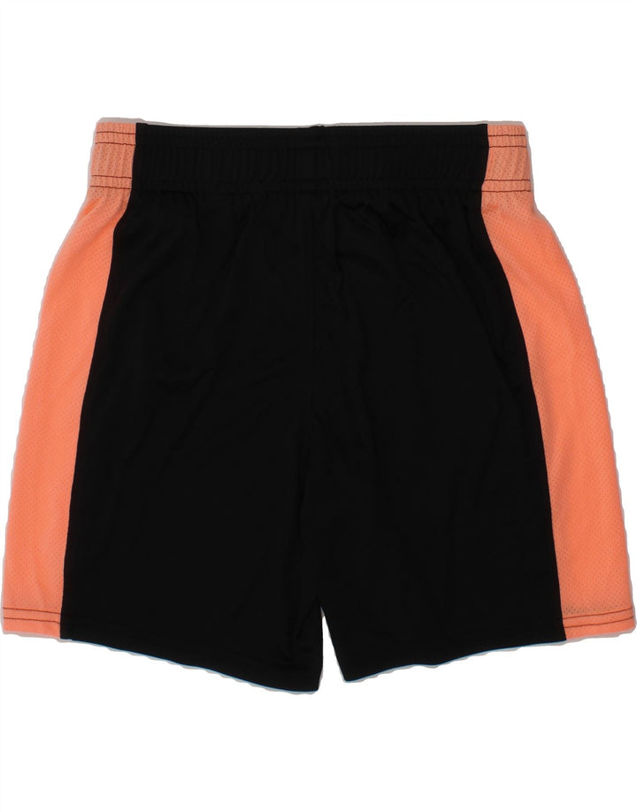 UNDER ARMOUR Boys Sport Shorts 7-8 Years Small Black Colourblock Polyester Vintage Under Armour and Second-Hand Under Armour from Messina Hembry 
