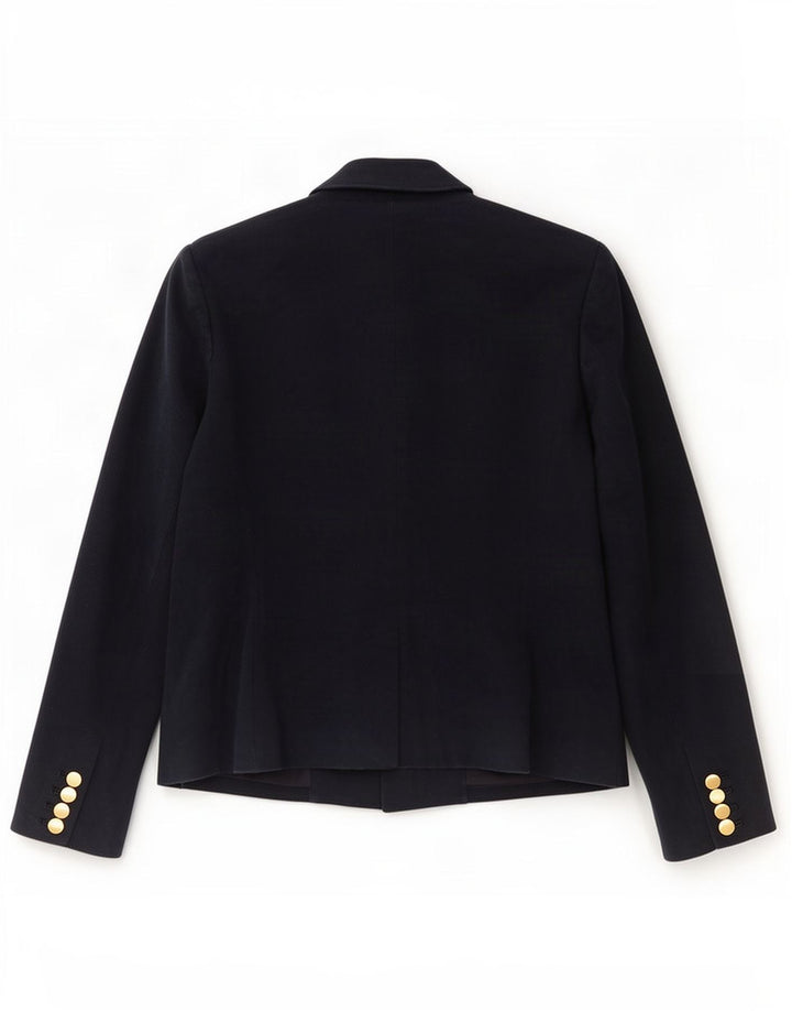 Michael Kors Womens Double Breasted Blazer Jacket US 8 Medium Navy Blue