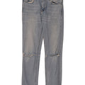 Zara Womens Distressed Slim Jeans EU 38 Small W28 L28 Blue