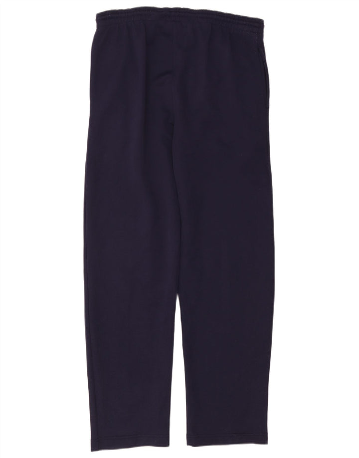 Reebok Mens Graphic Tracksuit Trousers Large  Navy Blue Polyester