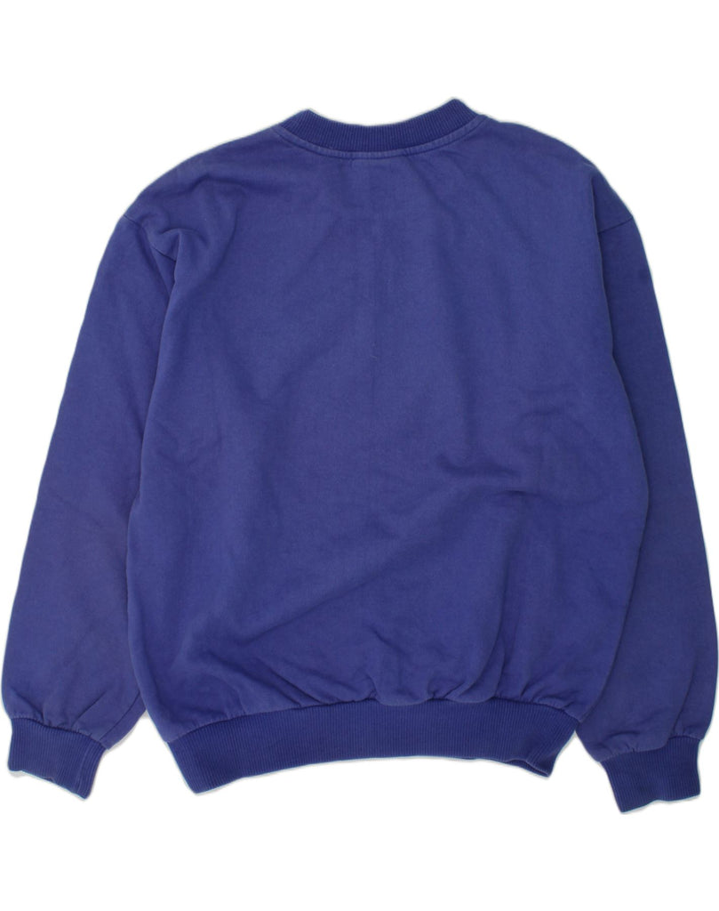 LACOSTE Girls Sweatshirt Jumper 13-14 Years Blue Cotton | Vintage Lacoste | Thrift | Second-Hand Lacoste | Used Clothing | Messina Hembry 