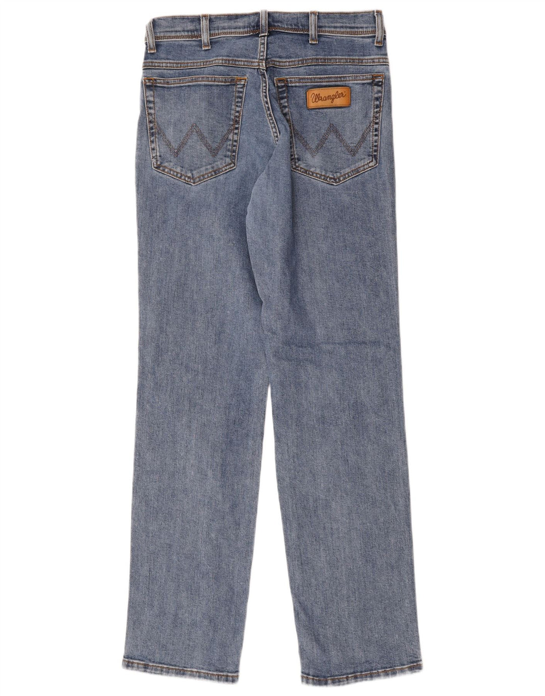 Wrangler Mens Texas Straight Jeans W32 L34 Blue Cotton